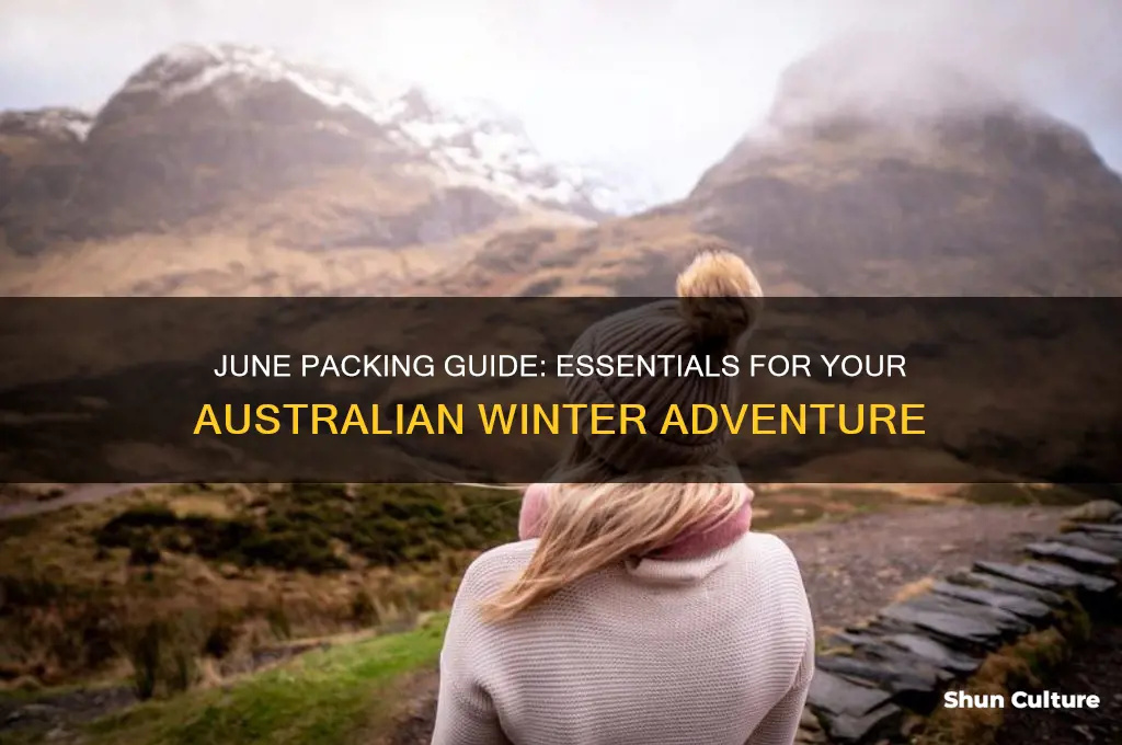 what do I need to pack for australia in june
