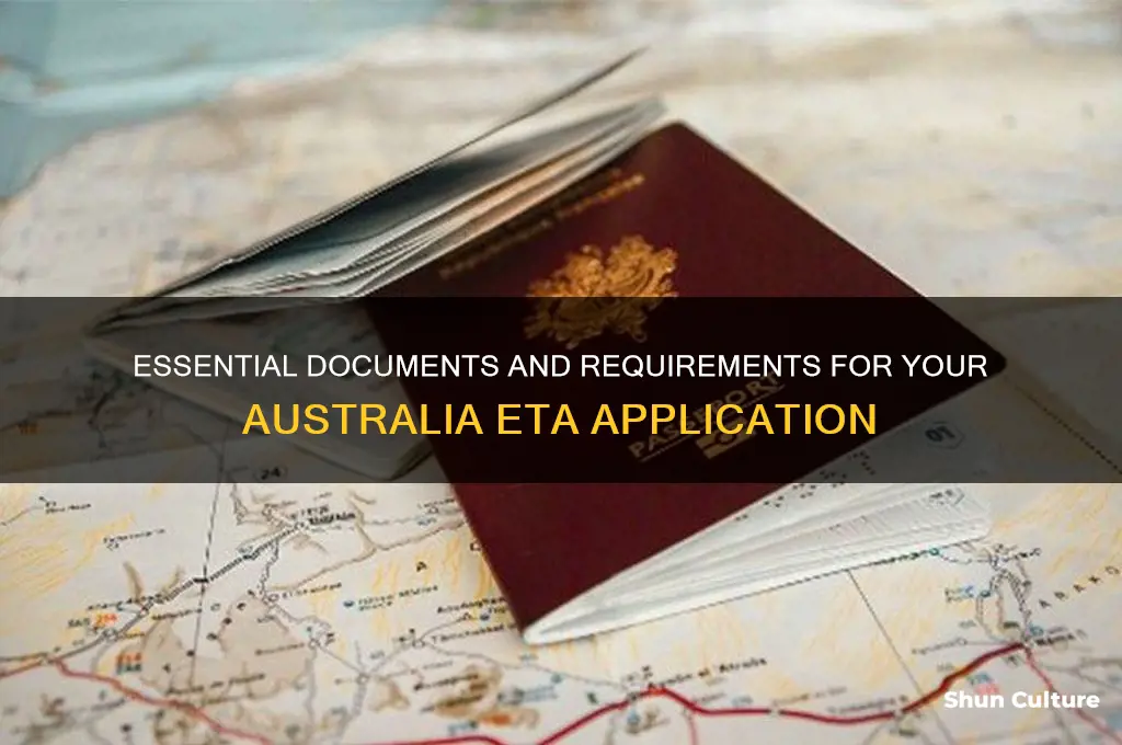 what do I need to provide for australia eta