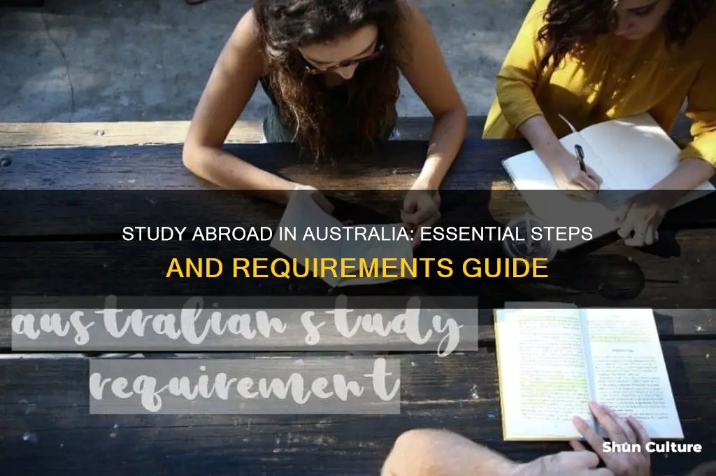 what do I need to study abroad in australia