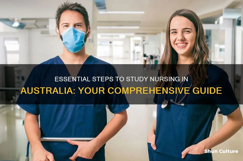 what do I need to study nursing in australia