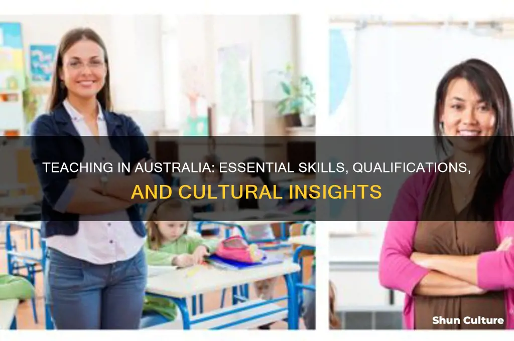 what do I need to teach in australia