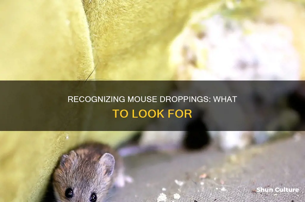 what do mouse droppings look like australia