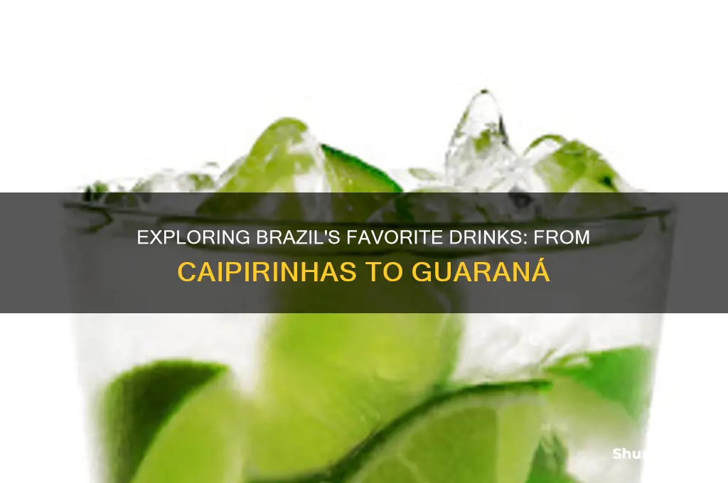 what do people drink in brazil