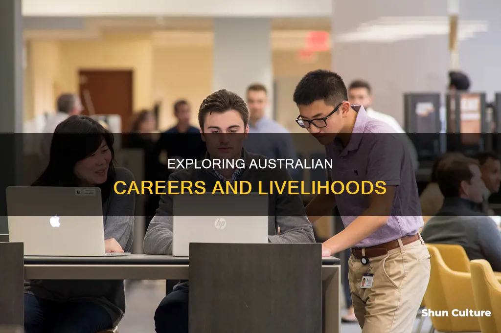 what do people in australia do for a living