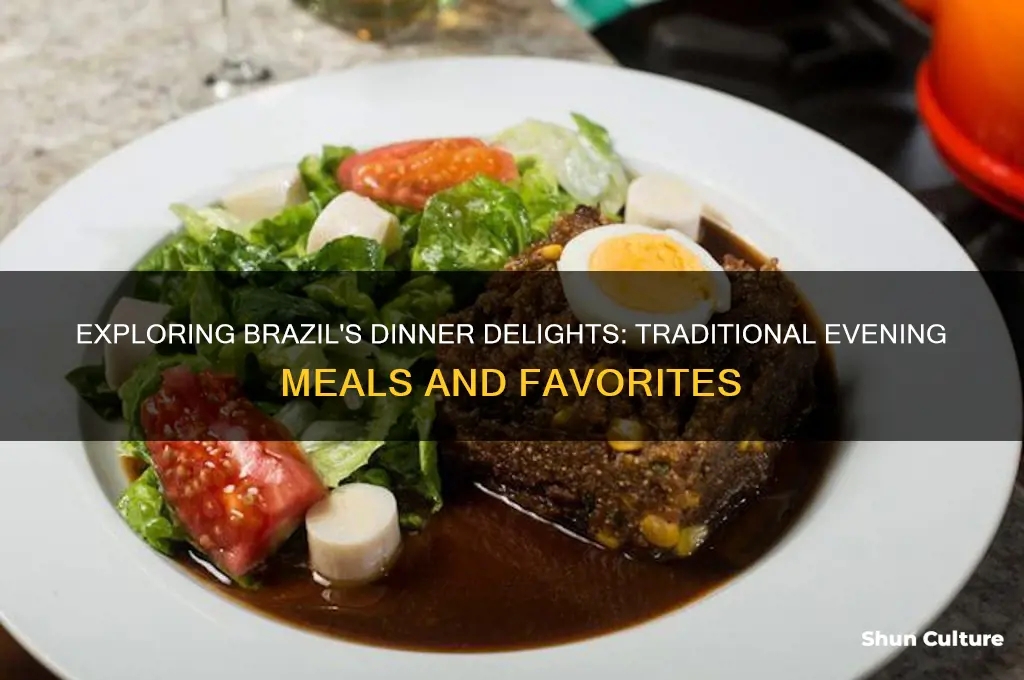 what do people in brazil usually eat for dinner