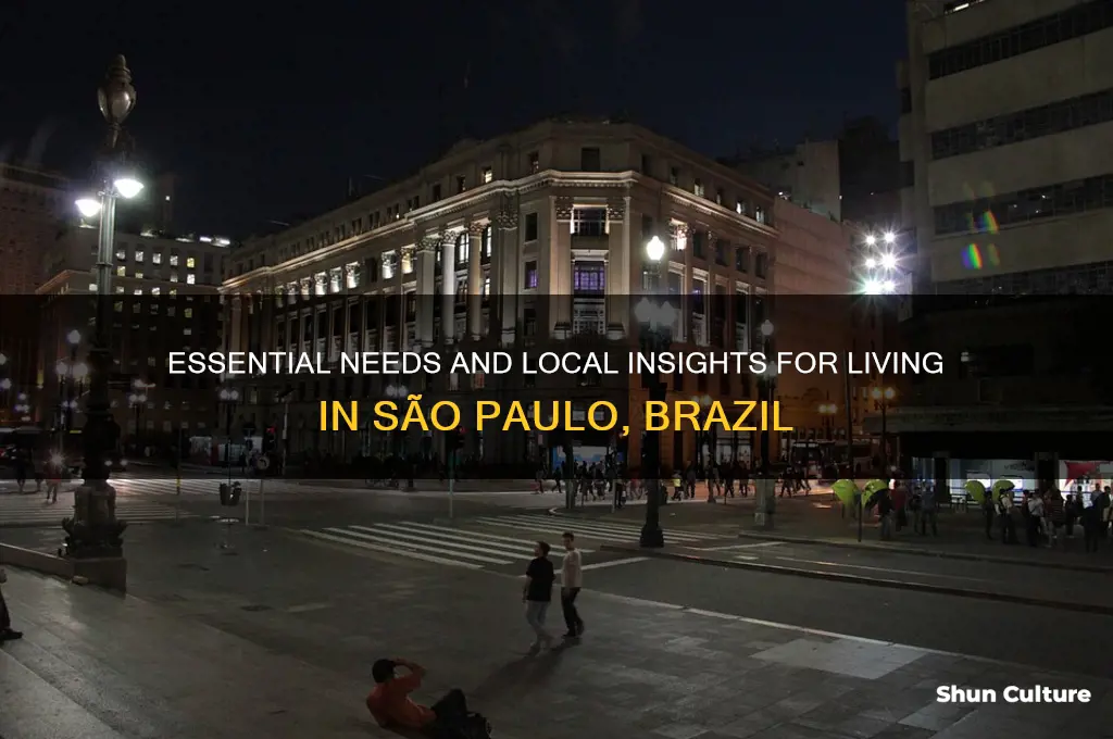 what do people need in sao paulo brazil