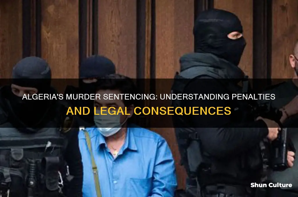 what do people serve for murder in algeria