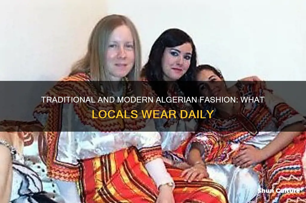 what do people wear in algeria