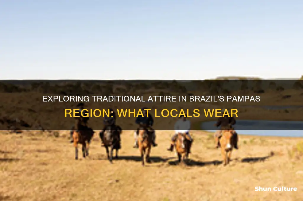 what do people where in pampas brazil