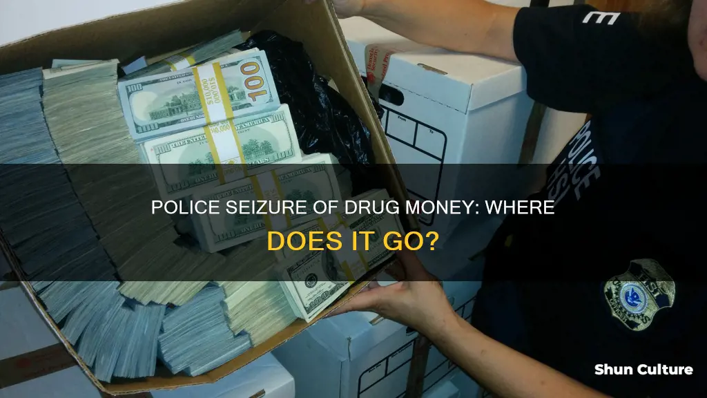 what do police do with drug money australia