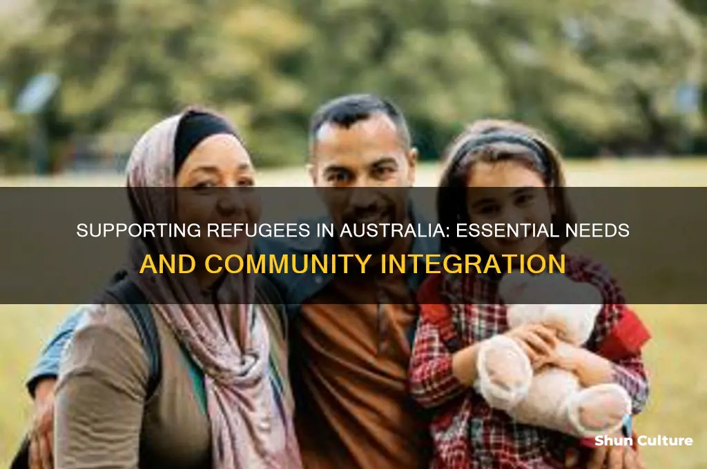 what do refugees need in australia