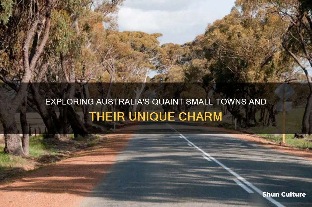 what do small towns look like in australia