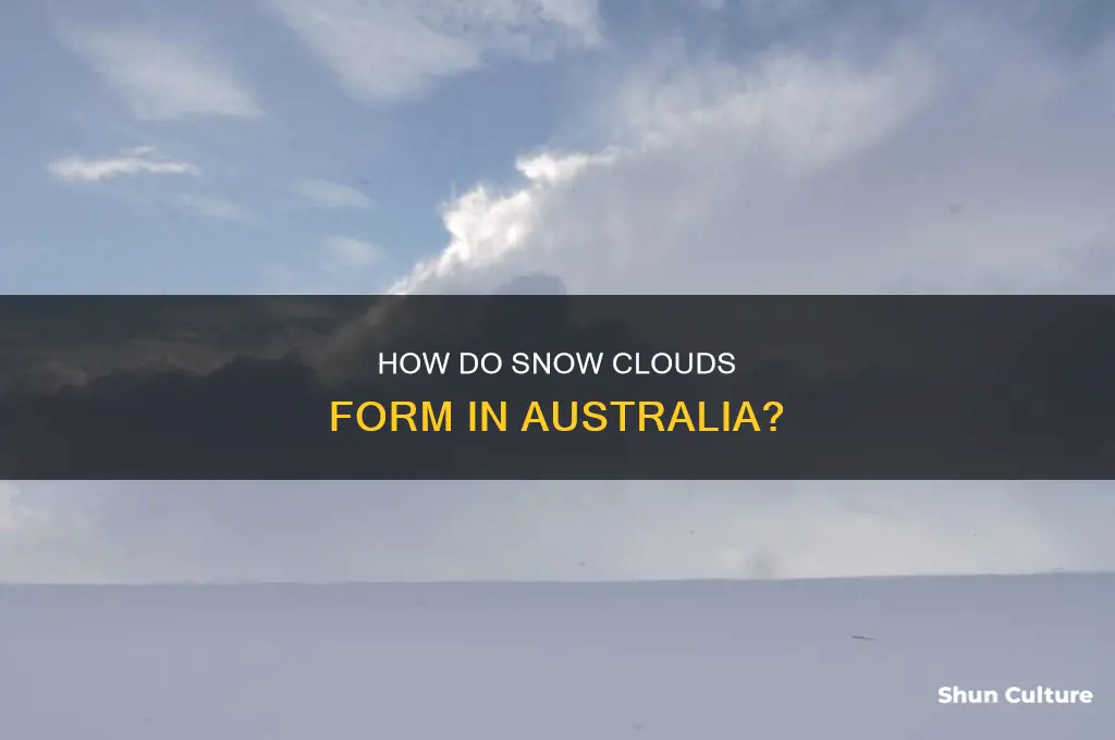 what do snow clouds look like in australia