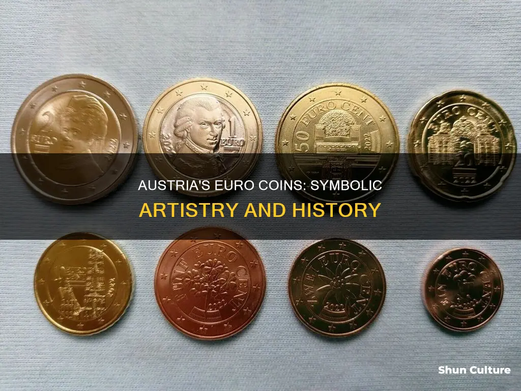 what do the austrian euro coins show