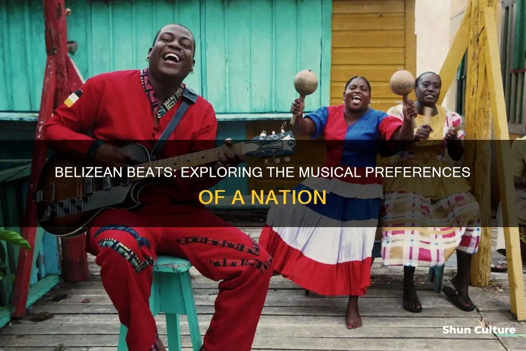 what do the belizean people listen in terms of music