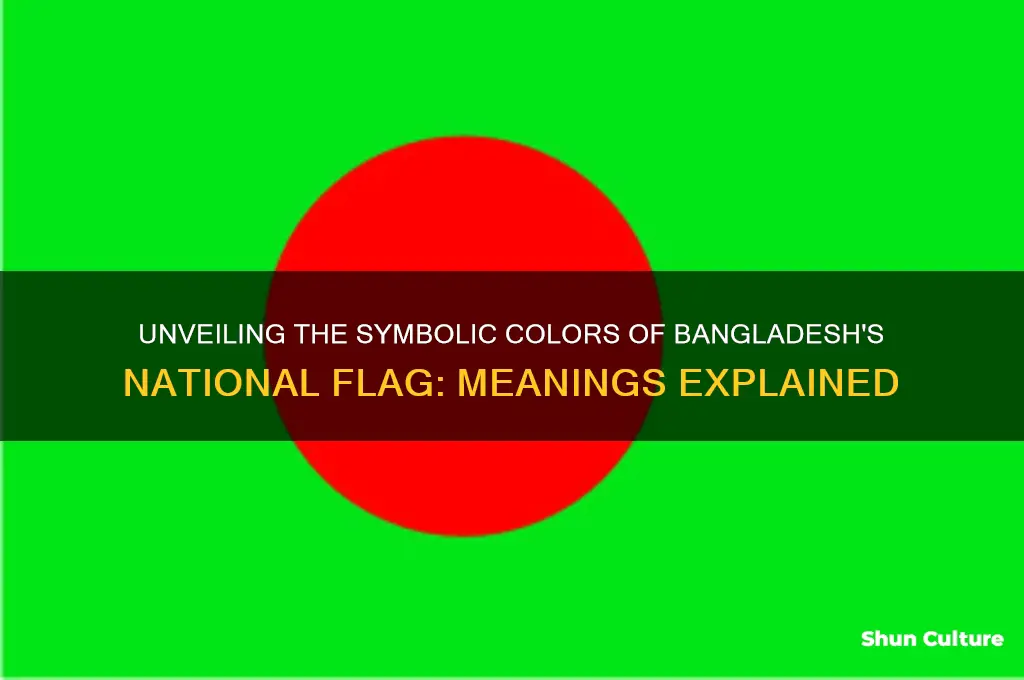what do the colors of the bangladesh flag mean
