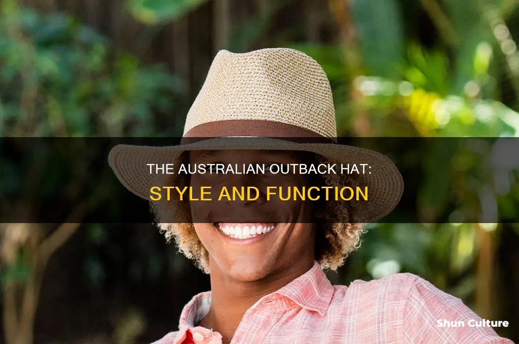 what do the hats they wear in australia look like