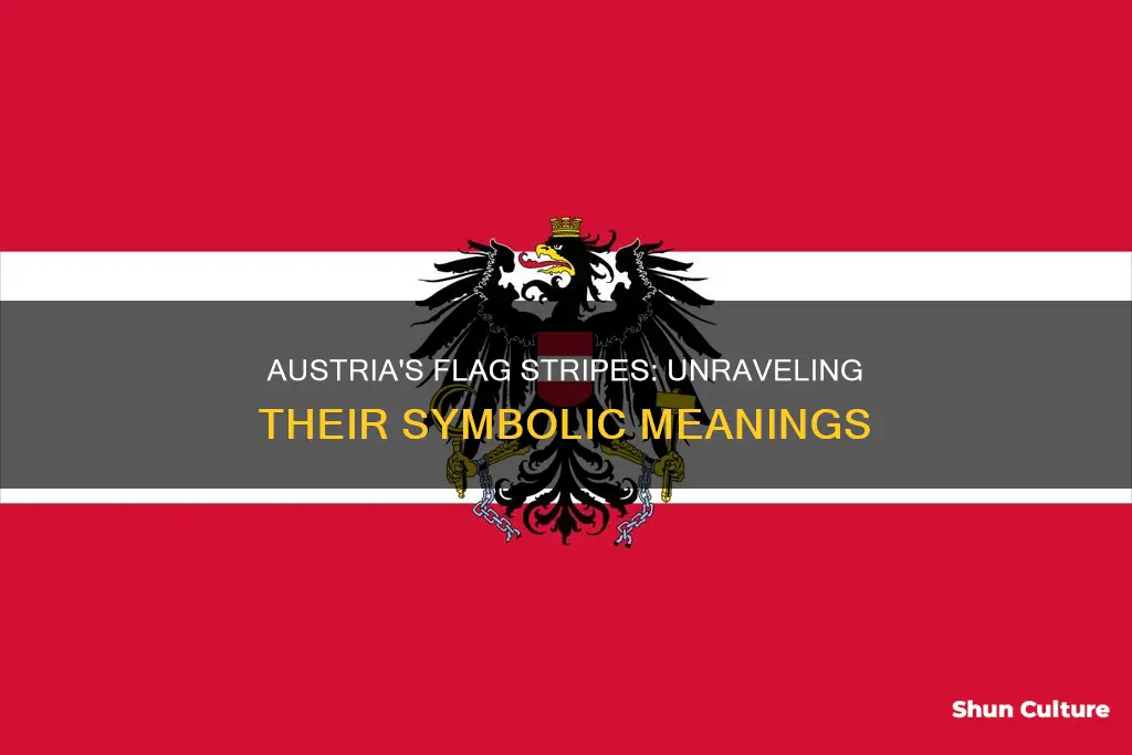 what do the stripes on the austrian flag mean