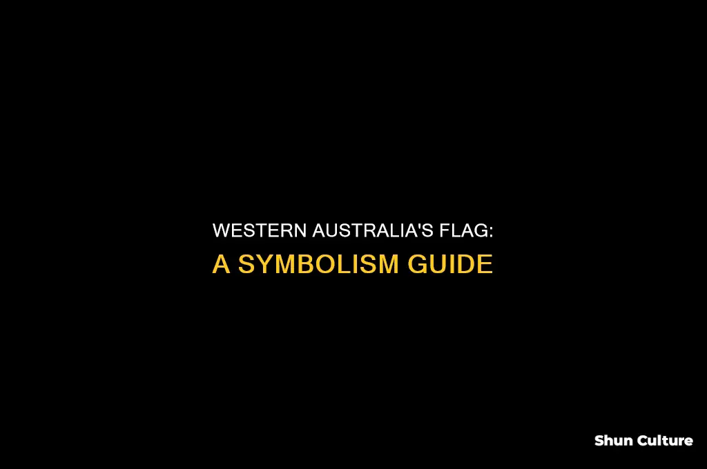 what do the symbols on the western australian flag mean