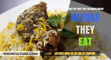 Exploring Bangladesh's Pre-Meal Traditions: Phrases Shared Before Eating Together