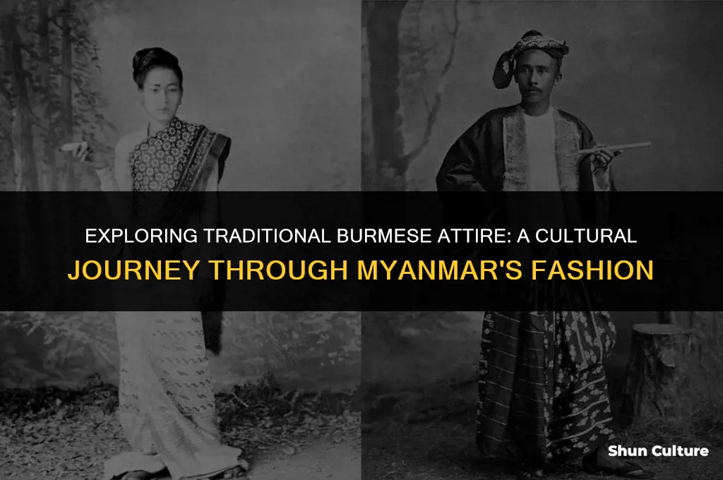 what do they wear in burma