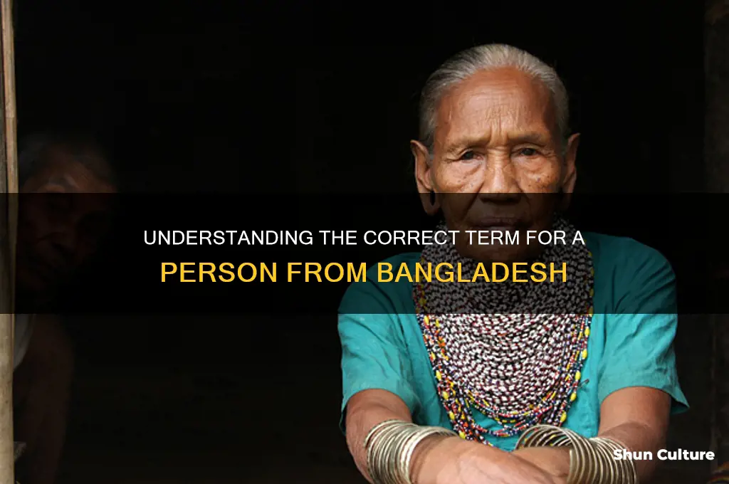 what do you call a person from bangladesh