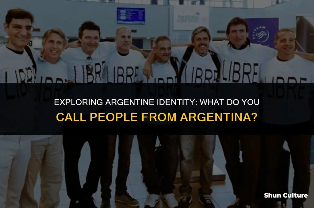what do you call people from argentina