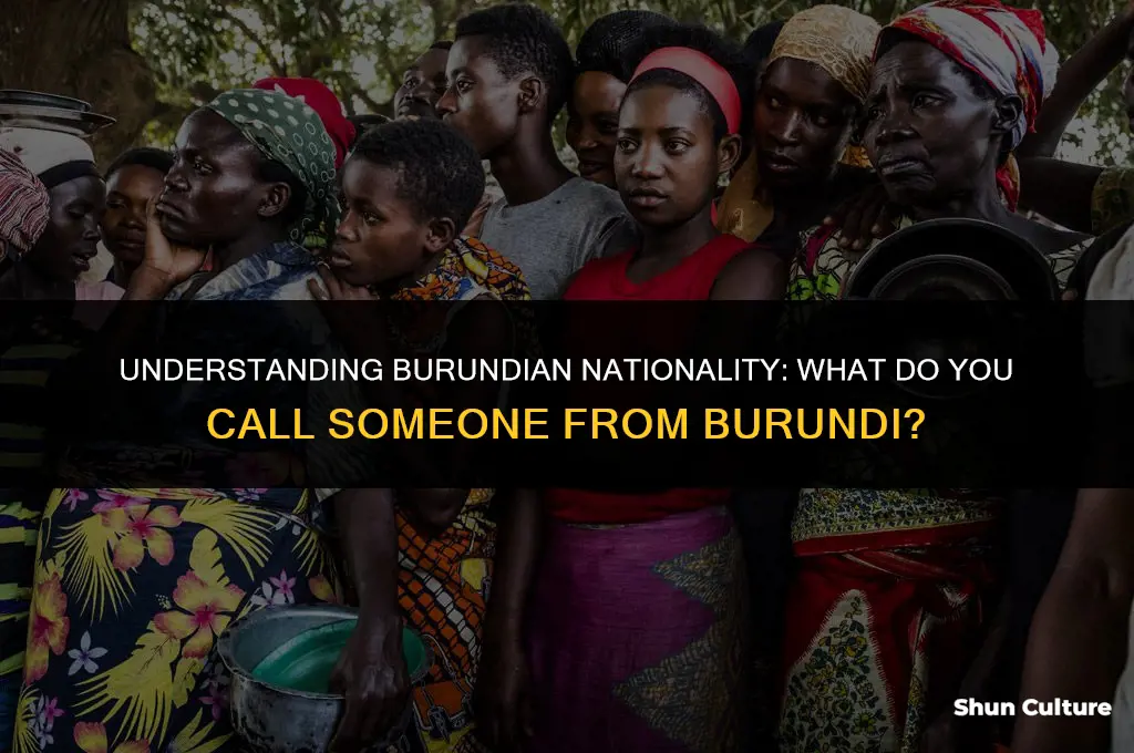 what do you call someone from burundi
