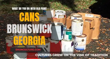 Dispose of Old Paint in Brunswick, Georgia