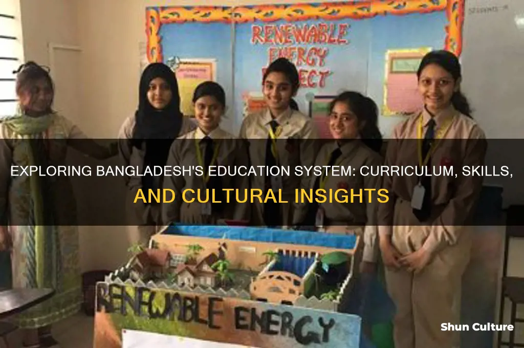 what do you learn in school bangladesh