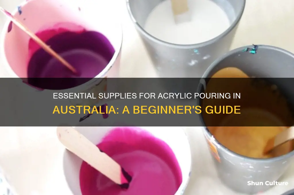 what do you need for acrylic pouring australia
