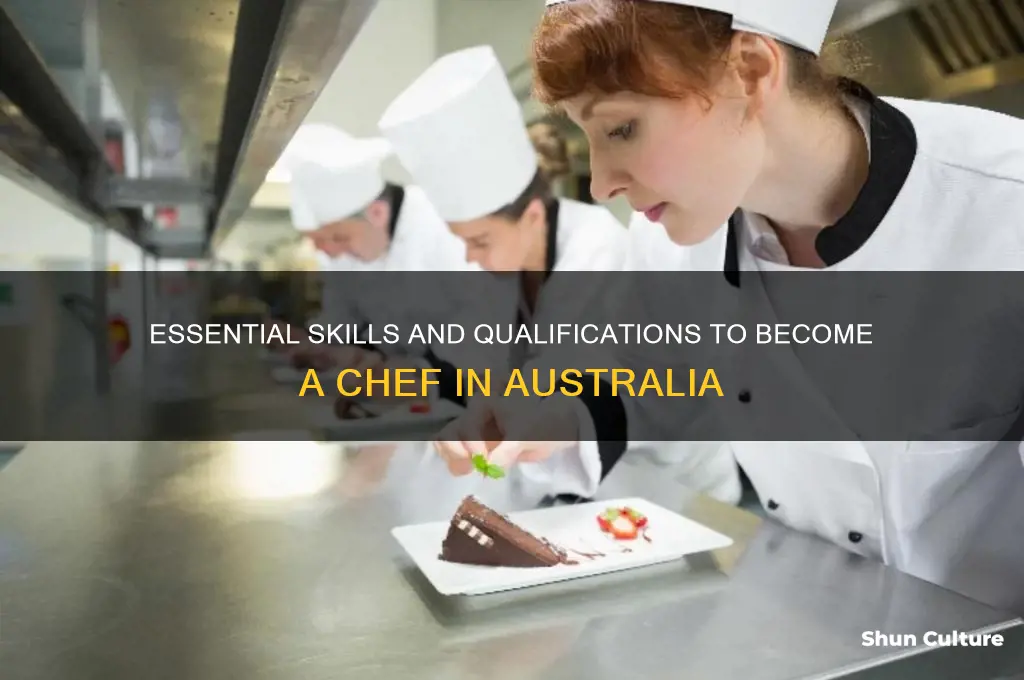 what do you need to be a chef in australia