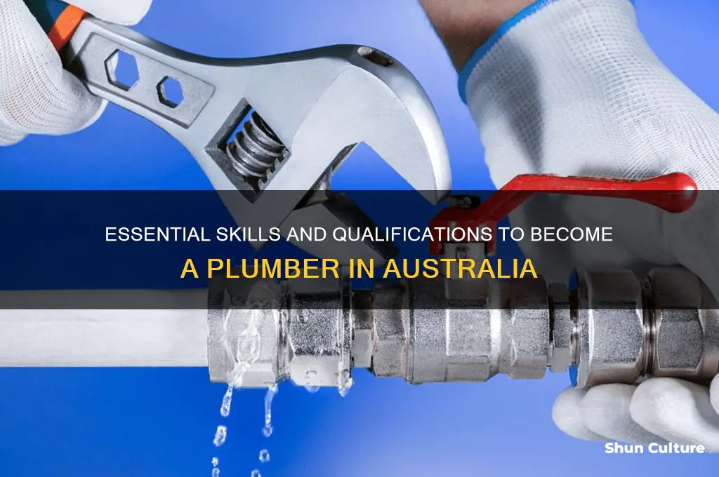 what do you need to be a plumber in australia