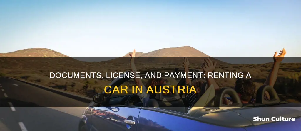 what do you need to rent a car in austria