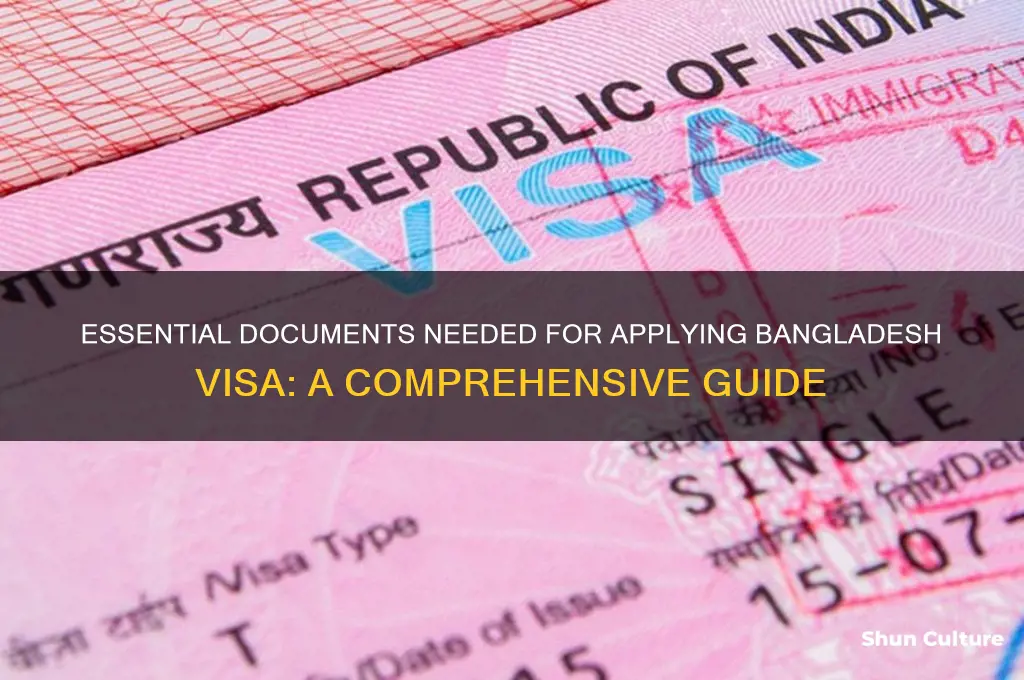 what documents are required for bangladesh visa