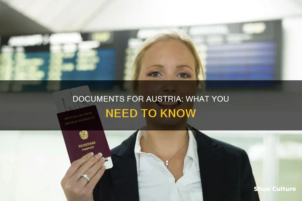 what documents do I need to enter austria