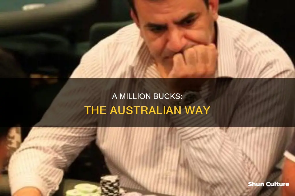 what does 1 million australian dollars look like