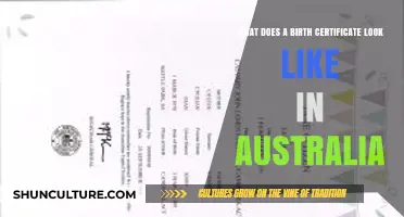 Australian Birth Certificates: What Do They Look Like?