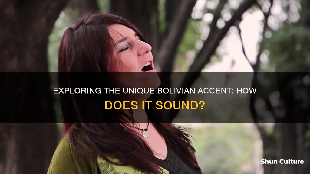 what does a bolivian accent sound like