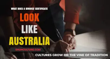 Divorce Certificates: What They Look Like in Australia