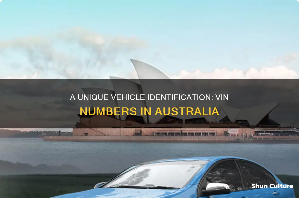 what does a vin number look like australia