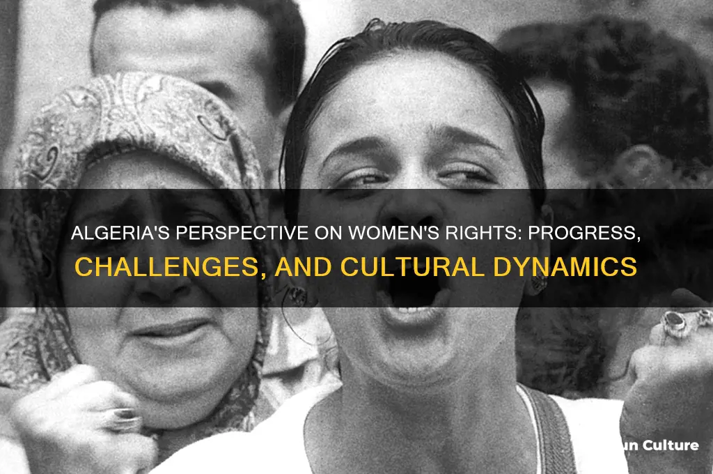 what does algeria think about women