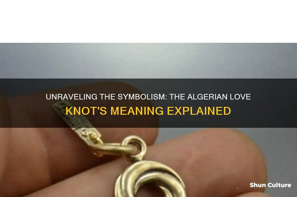 what does an algerian love knot mean