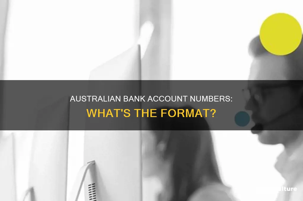 what does an australian bank account number look like