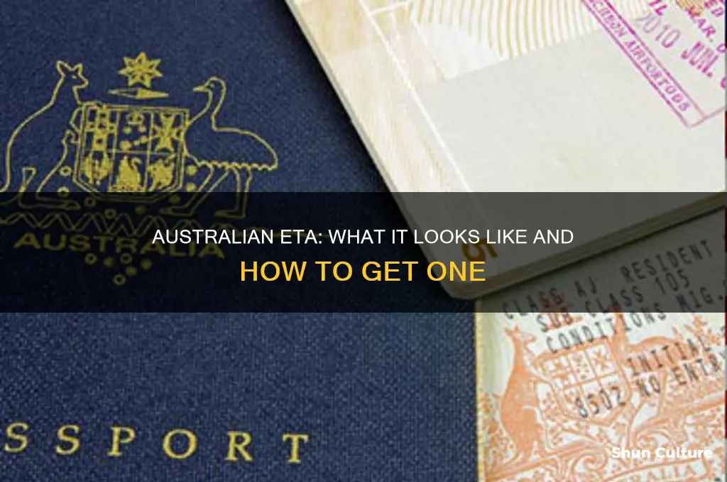 what does an australian eta look like