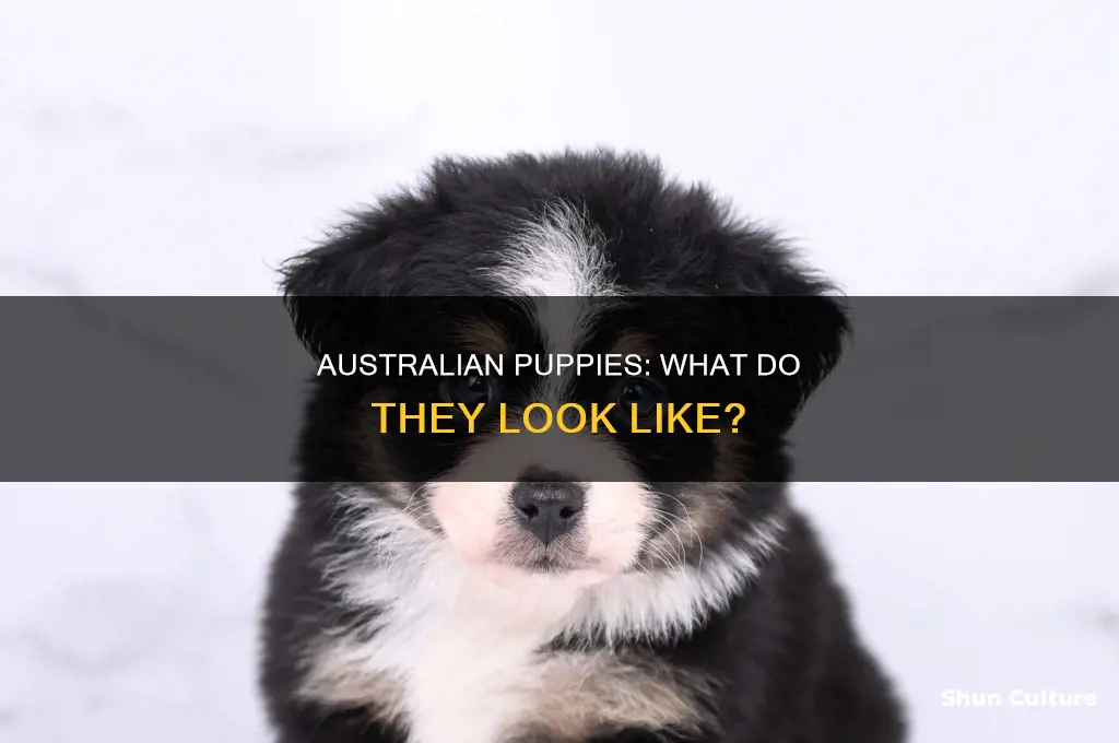 what does an australian puppy look like