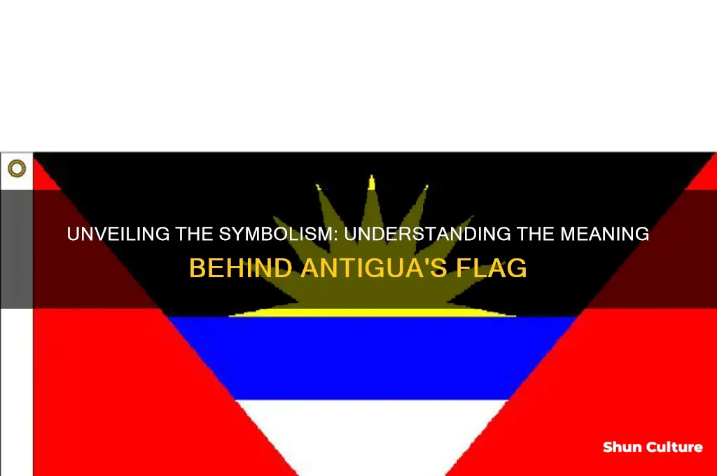 what does antigua flag mean