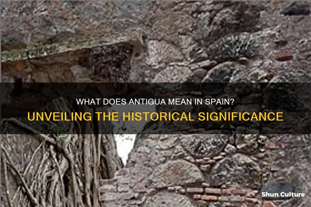 what does antigua mean in spain