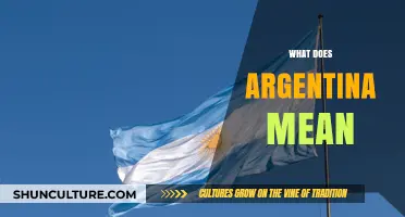 Unveiling the Meaning Behind 'Argentina': A Linguistic Journey