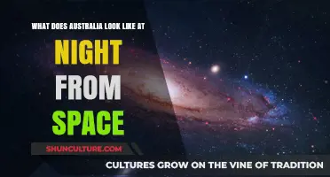 Australia's Nighttime Radiance from Space